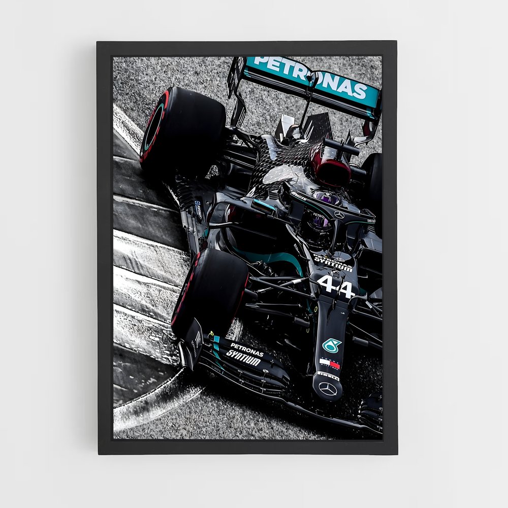 Poster Mercedes W13 Speedster – affiche Voitures de Formule 1 (vue 2)